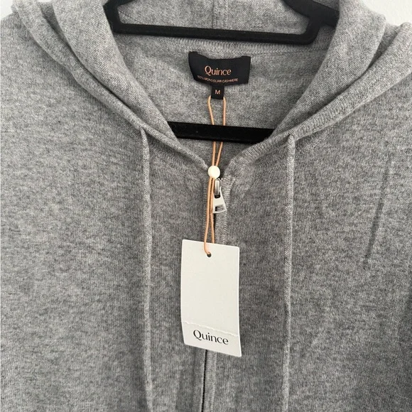 Quince Mongolian Cashmere Full zip Hoodie - Picture 5 of 5